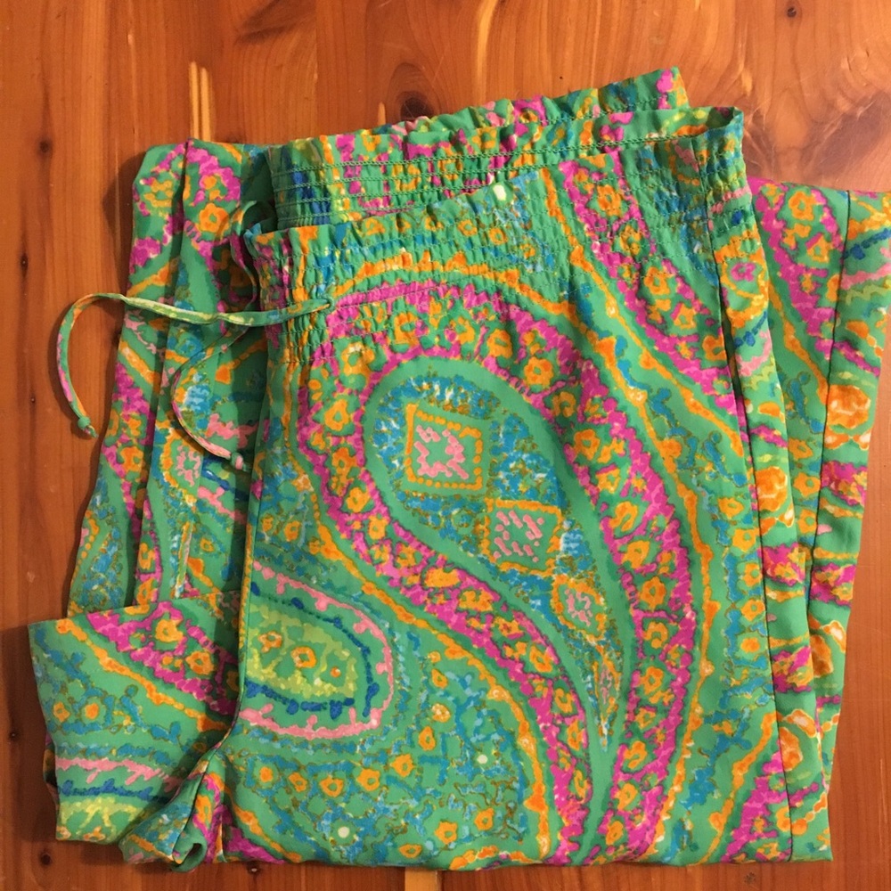 Lauren Ralph Lauren Colorful Drawstring Pants - Picture 5 of 5